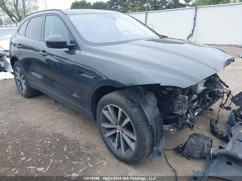 2018 Jaguar F-Pace VIN: SADCK2FN9JA296996 Lot: 12019296