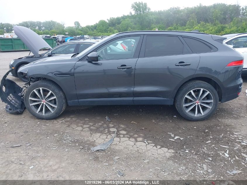 2018 Jaguar F-Pace VIN: SADCK2FN9JA296996 Lot: 12019296