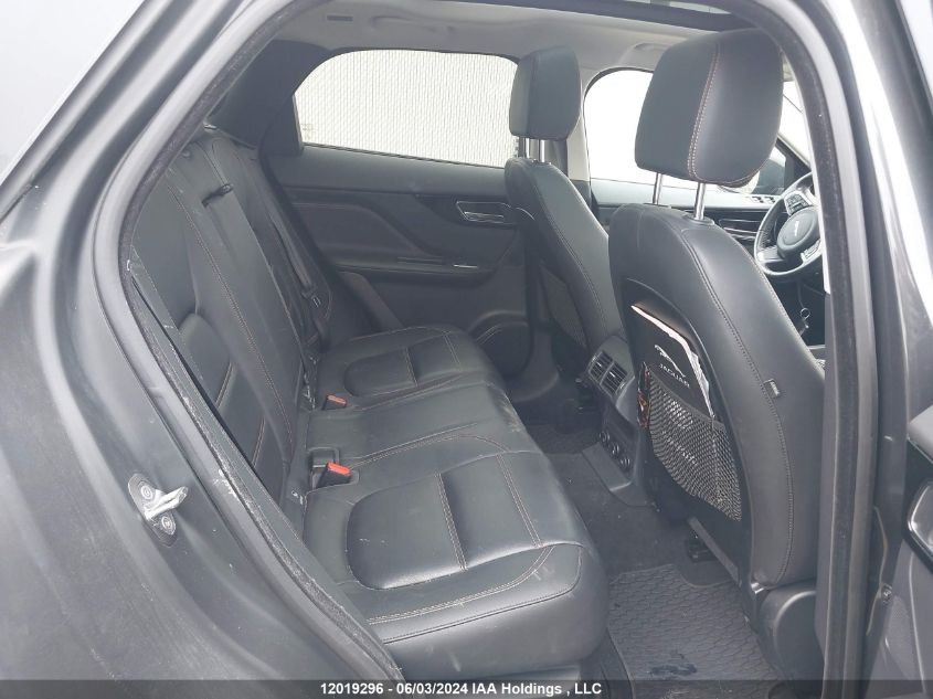 2018 Jaguar F-Pace VIN: SADCK2FN9JA296996 Lot: 12019296