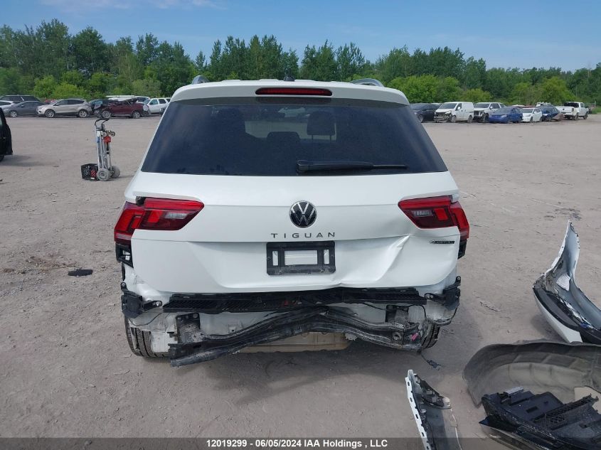 2023 Volkswagen Tiguan VIN: 3VV4B7AX2PM114462 Lot: 12019299