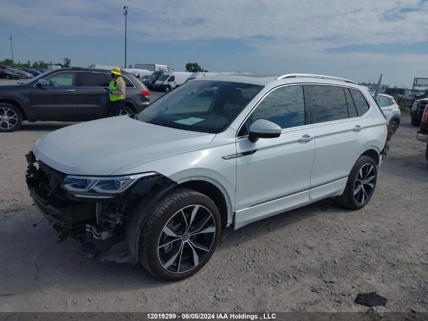 2023 Volkswagen Tiguan VIN: 3VV4B7AX2PM114462 Lot: 12019299