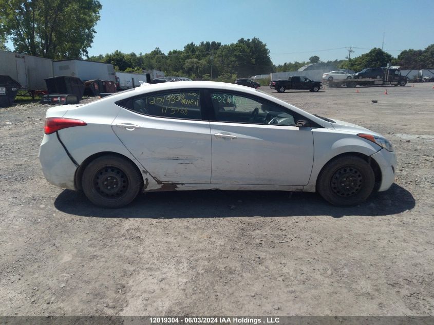 2012 Hyundai Elantra Gls/Limited VIN: 5NPDH4AE1CH113488 Lot: 12019304