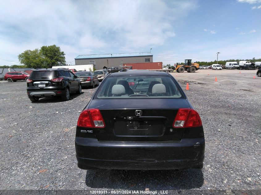 2005 Honda Civic Sdn VIN: 2HGES16615H036463 Lot: 12019311