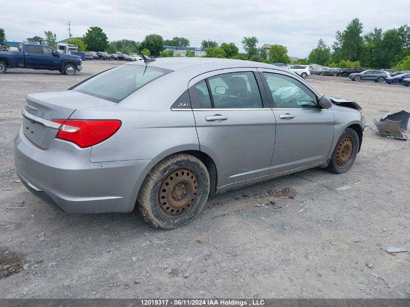 2014 Chrysler 200 Lx VIN: 1C3CCBAB7EN231864 Lot: 12019317