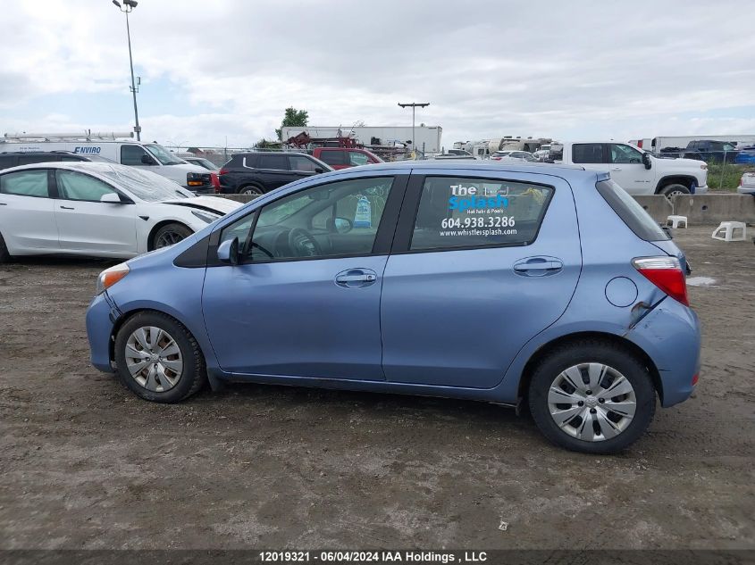 2014 Toyota Yaris VIN: VNKKTUD37EA003627 Lot: 12019321