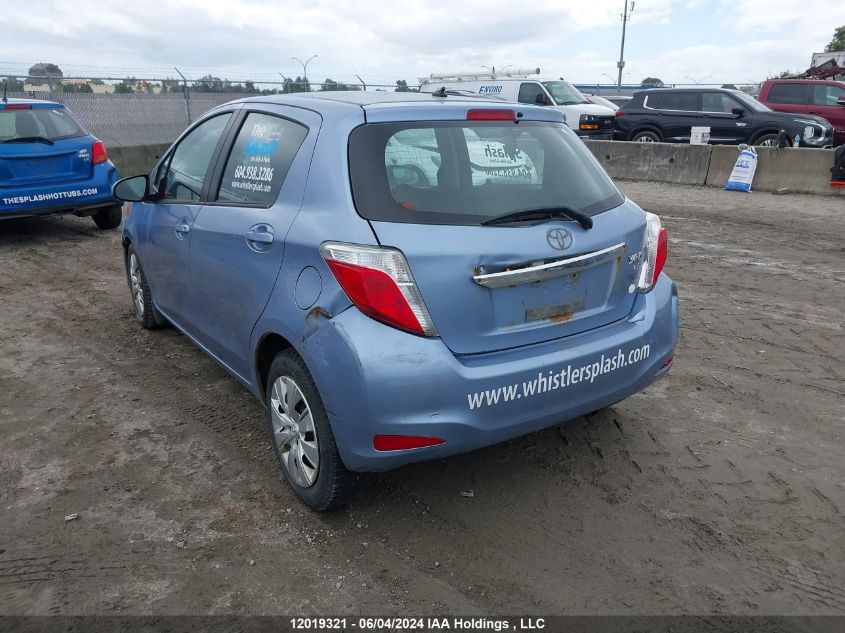 2014 Toyota Yaris VIN: VNKKTUD37EA003627 Lot: 12019321