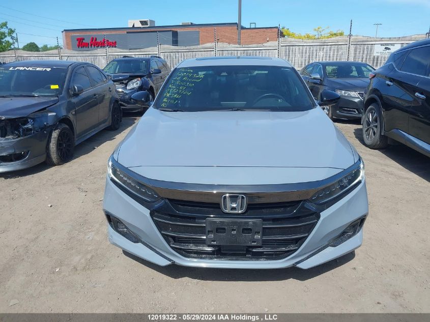 2022 Honda Accord Sedan VIN: 1HGCV1F32NA800310 Lot: 12019322