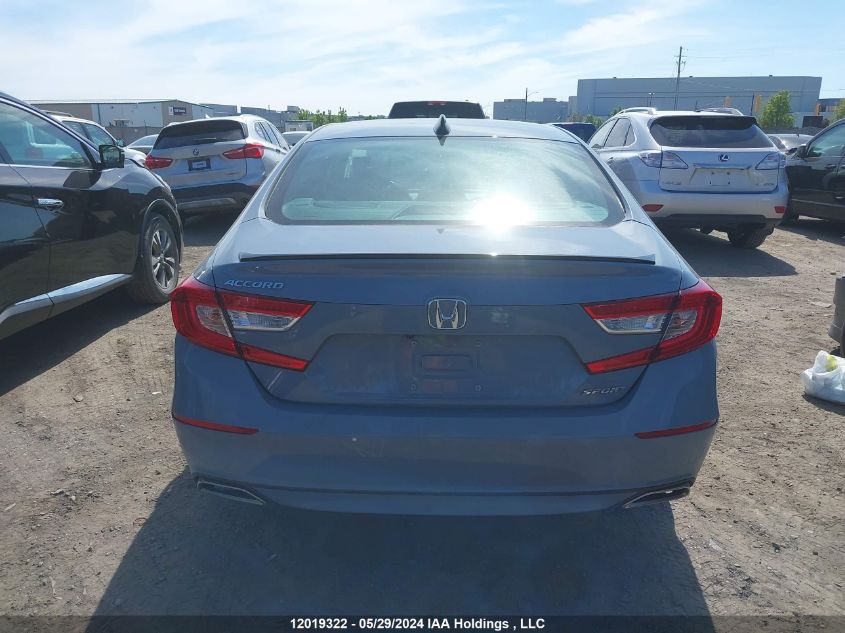 2022 Honda Accord Sedan VIN: 1HGCV1F32NA800310 Lot: 12019322