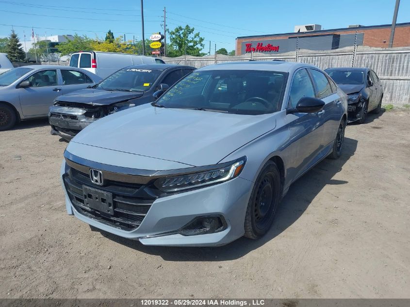 2022 Honda Accord Sedan VIN: 1HGCV1F32NA800310 Lot: 12019322