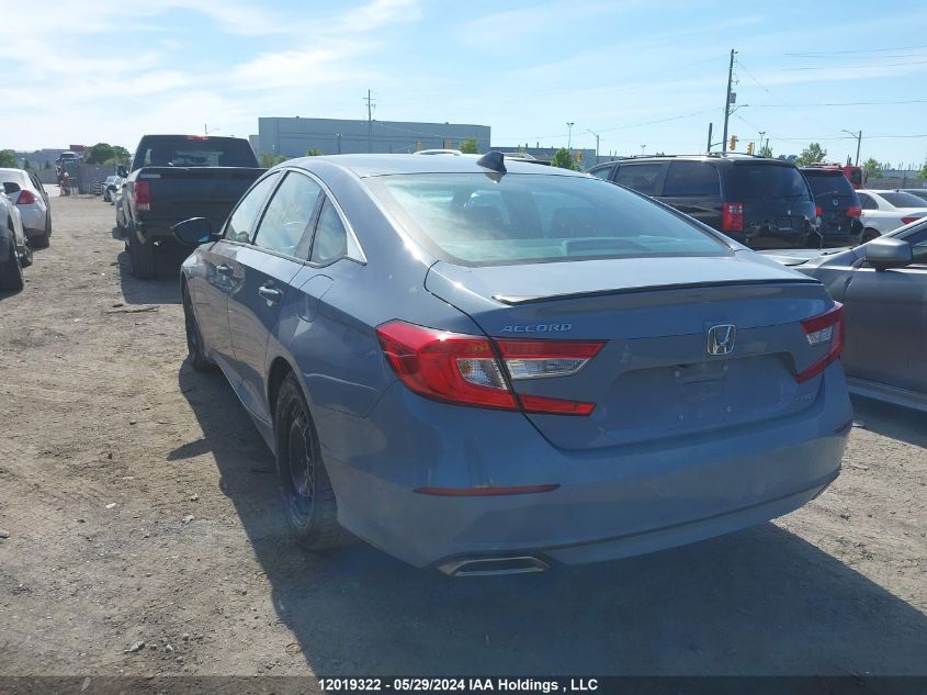 2022 Honda Accord Sedan VIN: 1HGCV1F32NA800310 Lot: 12019322