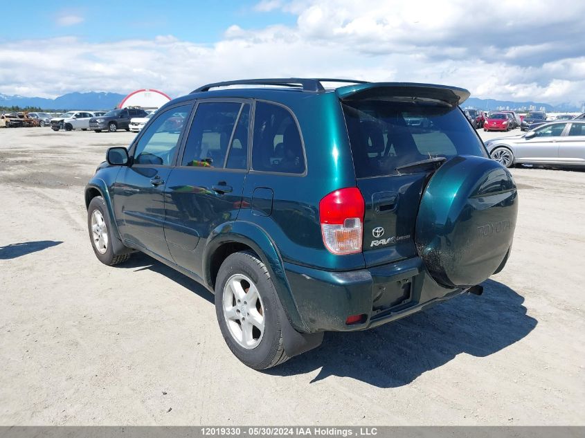 2001 Toyota Rav4 VIN: JTEHH20V010028350 Lot: 12019330