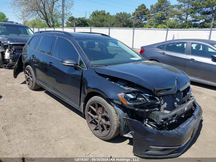 2018 Volkswagen Golf Sportwagen VIN: 3VW117AU6JM764281 Lot: 12019357