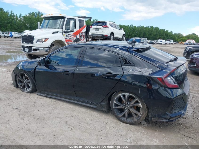 2017 Honda Civic Hatchback VIN: SHHFK7H41HU305314 Lot: 12019359