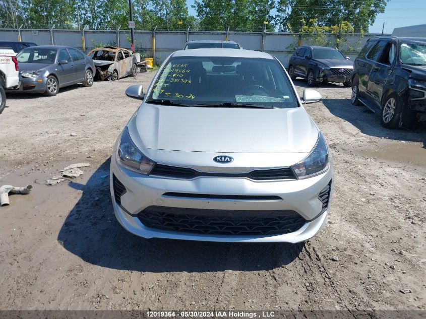 2021 Kia Rio 5-Door VIN: 3KPA25AD9ME381325 Lot: 12019364