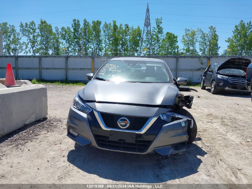 2022 Nissan Versa S VIN: 3N1CN8DV0NL841073 Lot: 12019369