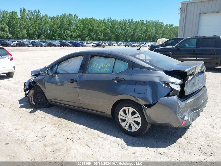 2022 Nissan Versa S VIN: 3N1CN8DV0NL841073 Lot: 12019369