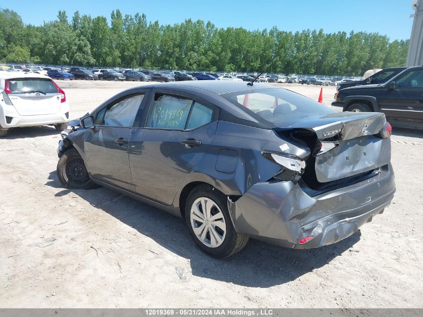 2022 Nissan Versa S VIN: 3N1CN8DV0NL841073 Lot: 12019369