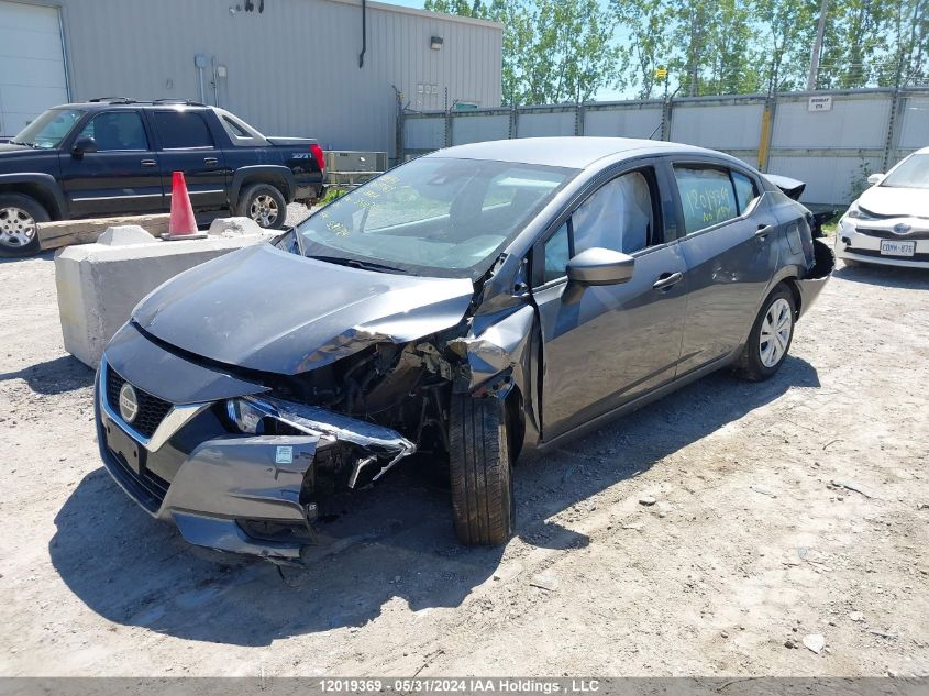 2022 Nissan Versa S VIN: 3N1CN8DV0NL841073 Lot: 12019369