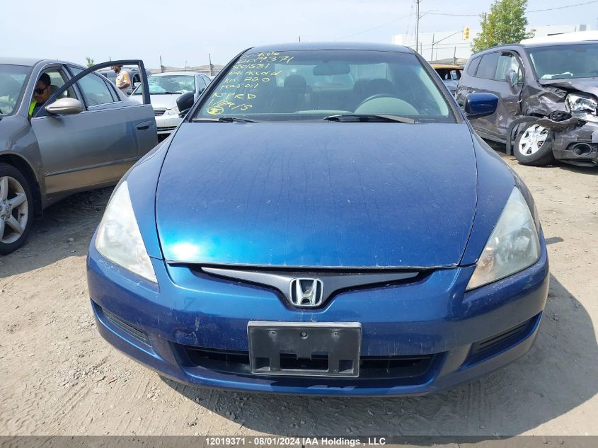 2004 Honda Accord Cpe VIN: 1HGCM71304A801581 Lot: 12019371