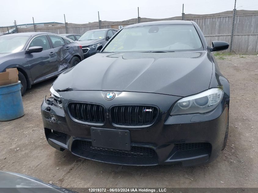 2012 BMW M5 VIN: WBSFV9C52CC772387 Lot: 12019372