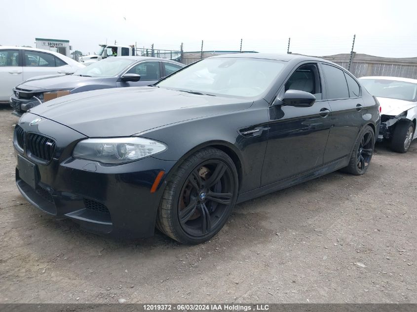 2012 BMW M5 VIN: WBSFV9C52CC772387 Lot: 12019372