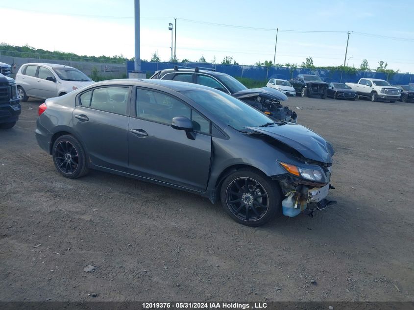 2012 Honda Civic Lx VIN: 2HGFB2F41CH104864 Lot: 12019375