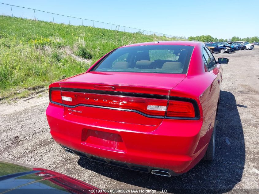 2013 Dodge Charger Sxt VIN: 2C3CDXHG5DH535410 Lot: 12019376