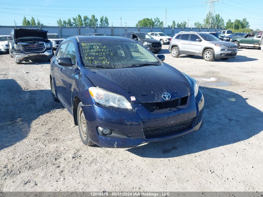 2010 Toyota Matrix VIN: 2T1KU4EE4AC220872 Lot: 12019378