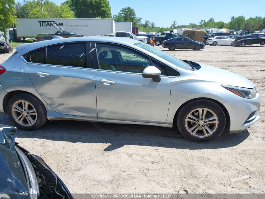 2017 Chevrolet Cruze Lt VIN: 3G1BE6SM0HS558666 Lot: 12019381