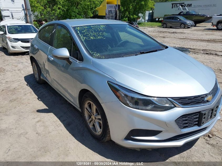 2017 Chevrolet Cruze Lt VIN: 3G1BE6SM0HS558666 Lot: 12019381