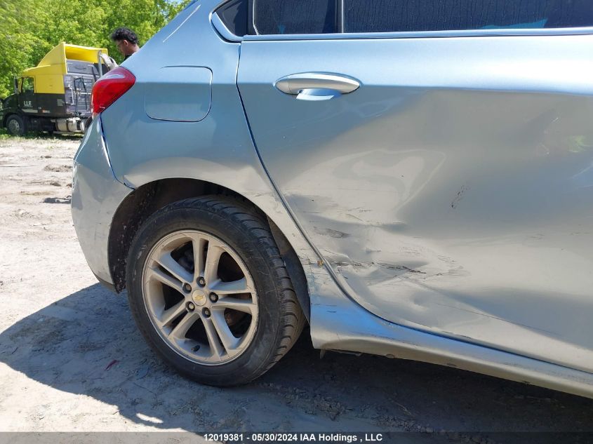 2017 Chevrolet Cruze Lt VIN: 3G1BE6SM0HS558666 Lot: 12019381