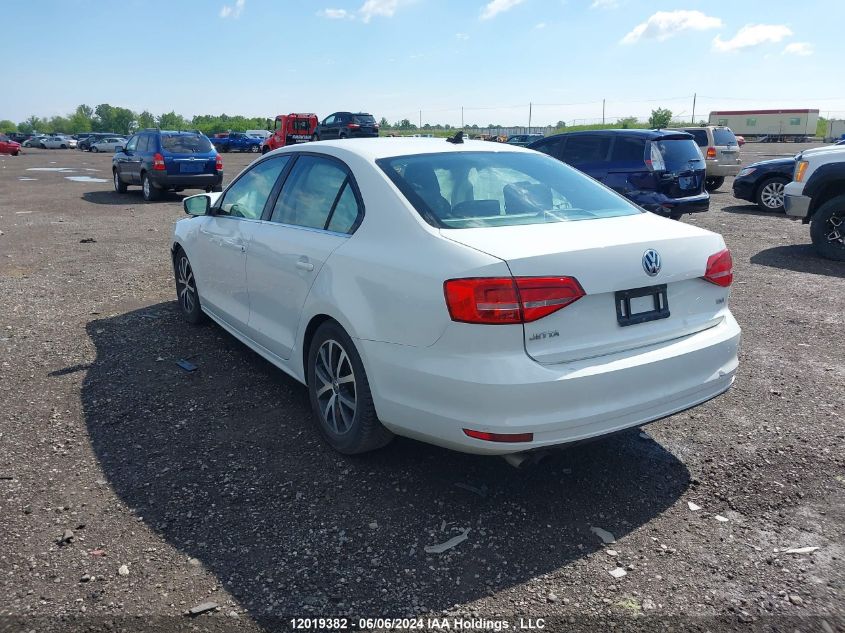 2015 Volkswagen Jetta Sedan VIN: 3VWB07AJ2FM257835 Lot: 12019382