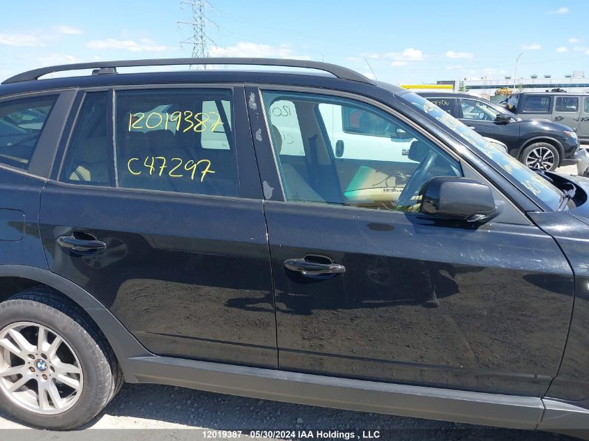 2005 BMW X3 2.5I VIN: WBXPA73435WC47297 Lot: 12019387