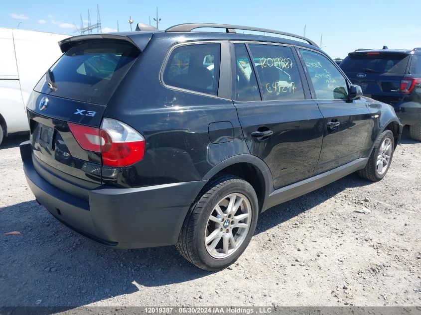 2005 BMW X3 2.5I VIN: WBXPA73435WC47297 Lot: 12019387