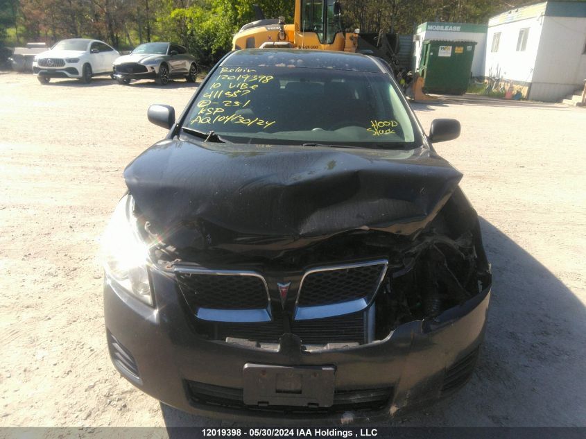 2010 Pontiac Vibe VIN: 5Y2SP6E83AZ411587 Lot: 12019398