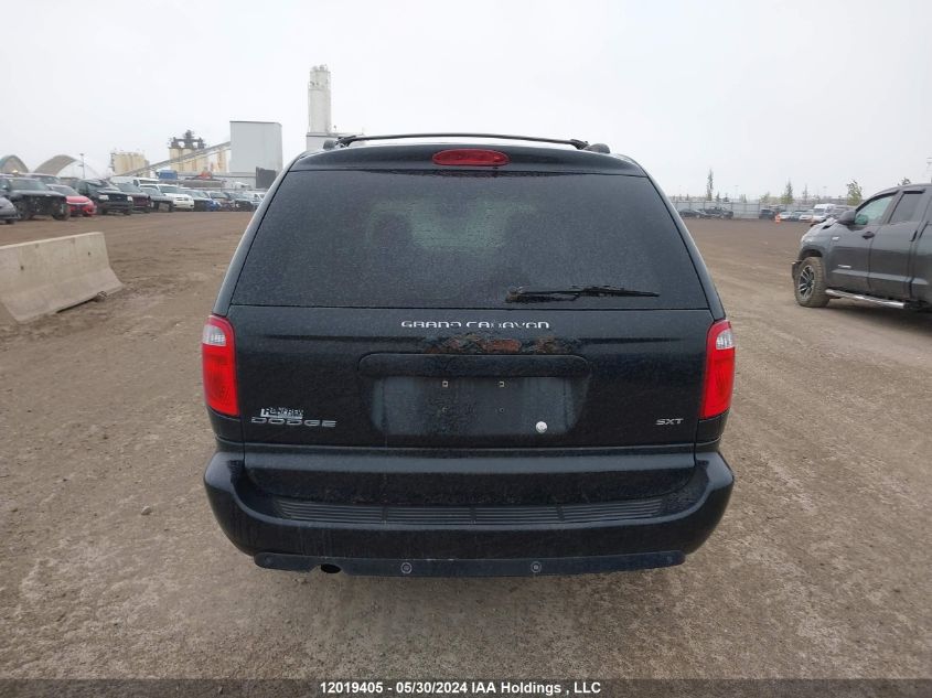 2007 Dodge Grand Caravan Sxt VIN: 2D4GP44L87R318599 Lot: 12019405