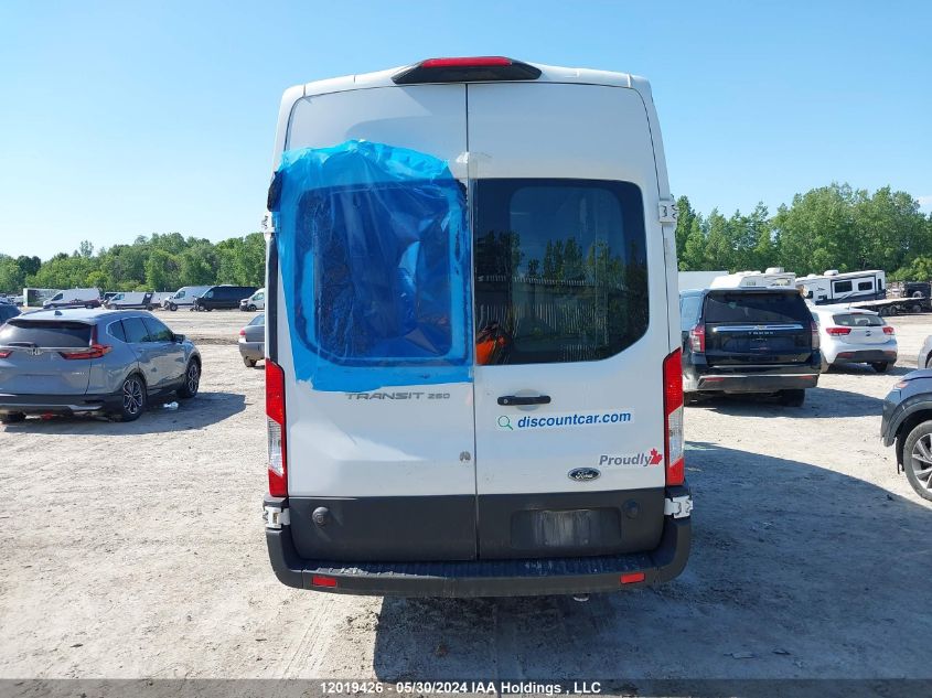 2020 Ford Transit T-250 VIN: 1FTBR3X8XLKA21734 Lot: 12019426