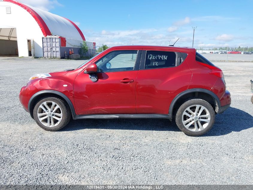 2012 Nissan Juke S/Sv/Sl VIN: JN8AF5MR3CT101596 Lot: 12019431