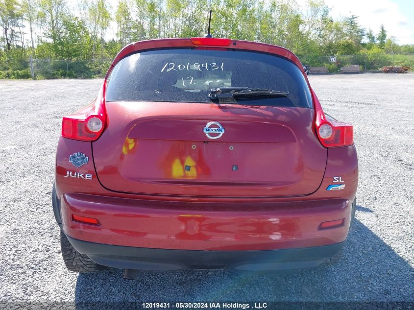 2012 Nissan Juke S/Sv/Sl VIN: JN8AF5MR3CT101596 Lot: 12019431