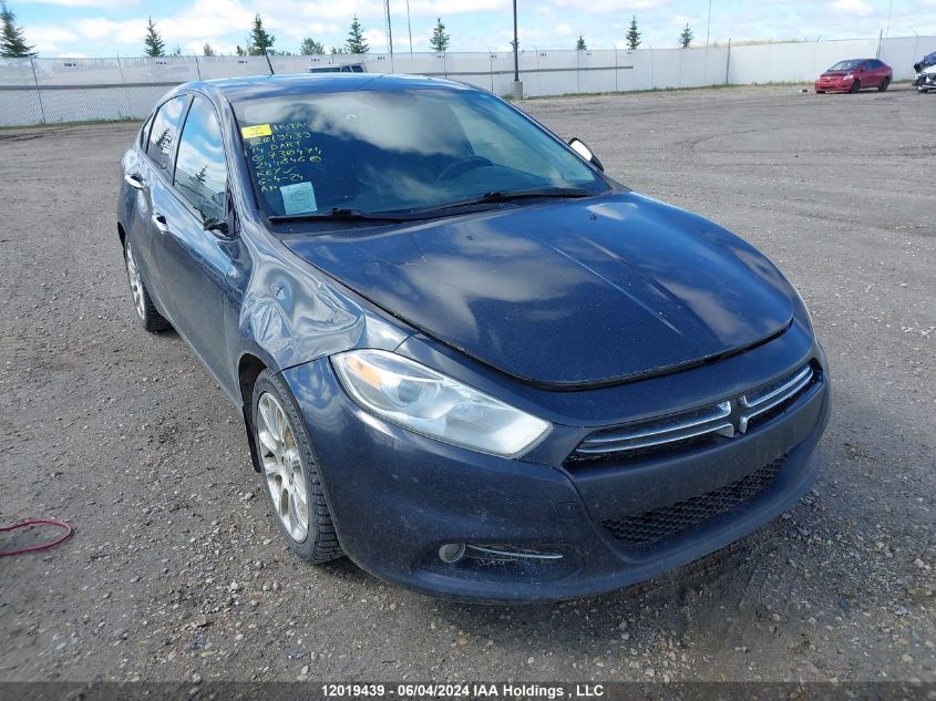 2014 Dodge Dart Limited VIN: 1C3CDFCB3ED730474 Lot: 12019439