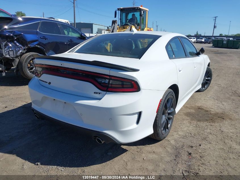 2023 Dodge Charger Gt VIN: 2C3CDXMG4PH604694 Lot: 12019447