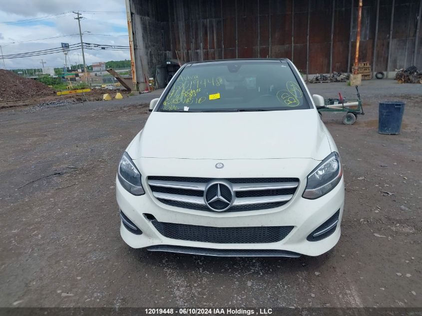 2017 Mercedes-Benz B-Class VIN: WDDMH4GB7HJ439085 Lot: 12019448