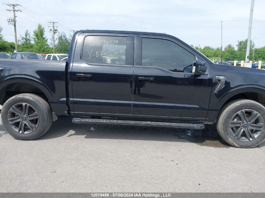2022 Ford F-150 Lariat VIN: 1FTFW1E88NFB73265 Lot: 12019459