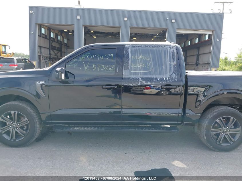 2022 Ford F-150 Lariat VIN: 1FTFW1E88NFB73265 Lot: 12019459