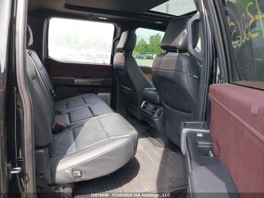 2022 Ford F-150 Lariat VIN: 1FTFW1E88NFB73265 Lot: 12019459