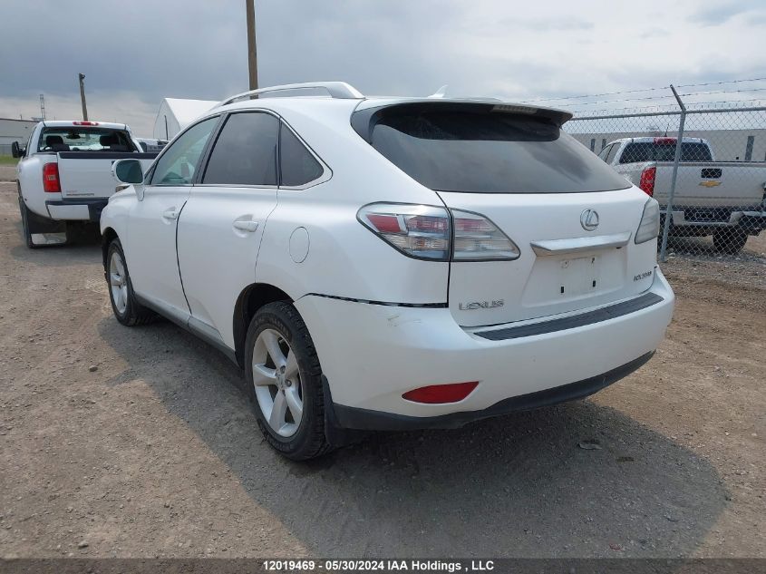 2010 Lexus Rx 350 VIN: 2T2BK1BA5AC038373 Lot: 12019469