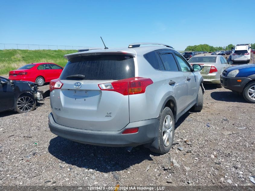 2013 Toyota Rav4 Le VIN: 2T3BFREV8DW015993 Lot: 12019473