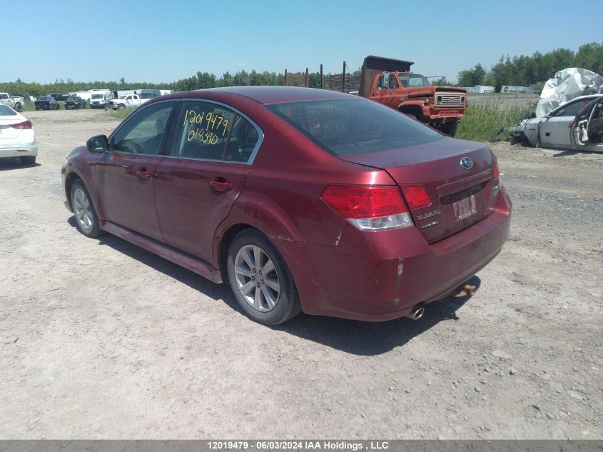 2013 Subaru Legacy 2.5I Premium VIN: 4S3BMGB61D3018390 Lot: 12019479