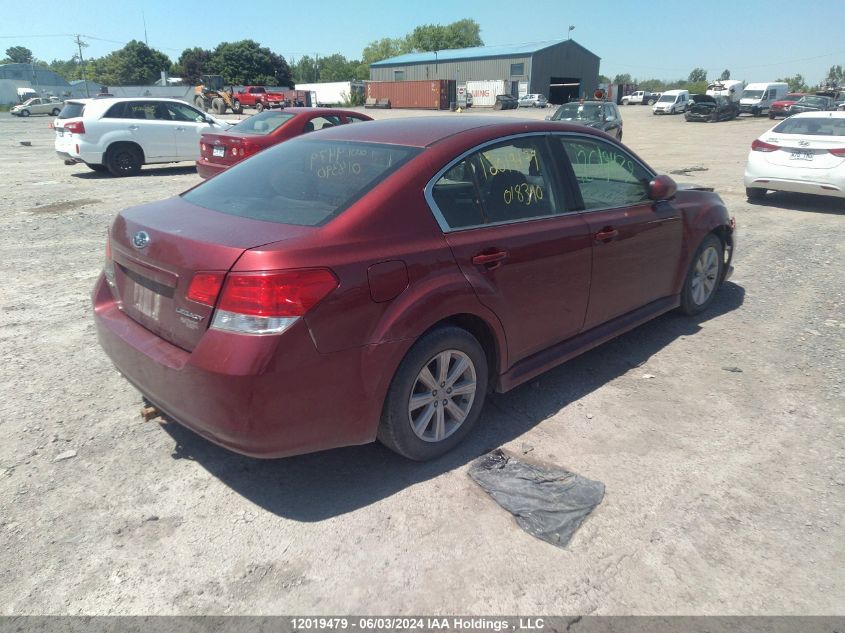 2013 Subaru Legacy 2.5I Premium VIN: 4S3BMGB61D3018390 Lot: 12019479