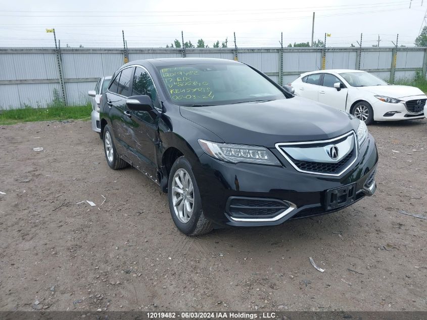 2017 Acura Rdx VIN: 5J8TB4H56HL806340 Lot: 12019482